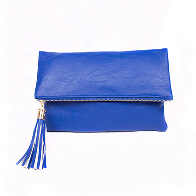 Fashion Convenient Tasseled Clutch Bag with Chain