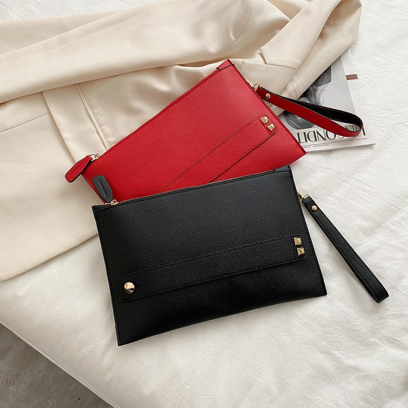 PU Leather Clutch Bag