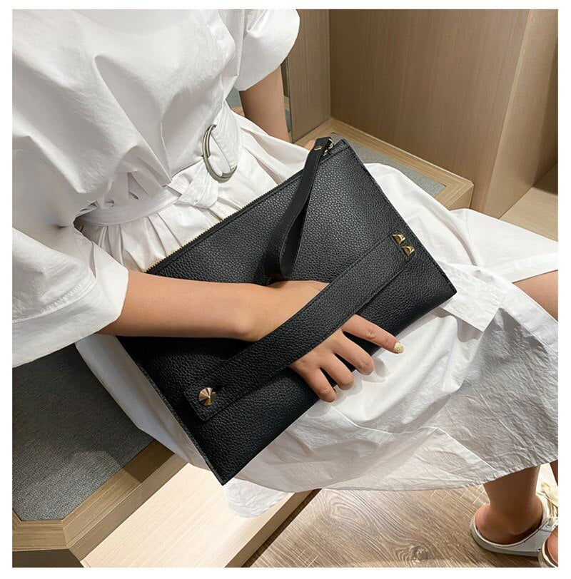 PU Leather Clutch Bag