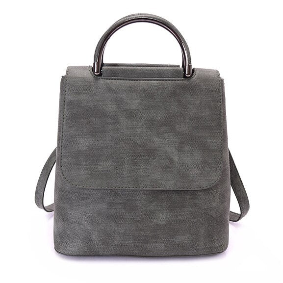 Marble Eco-Leather Backpack