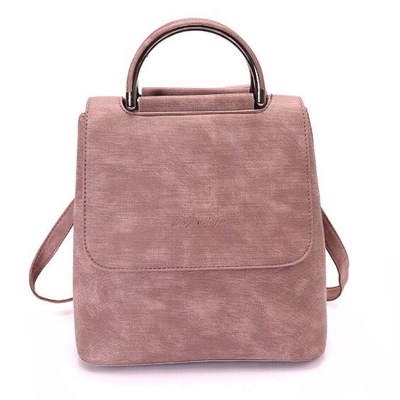 Marble Eco-Leather Backpack