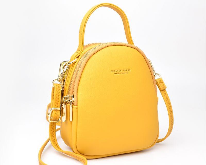 Casual PU Leather Mini Backpack