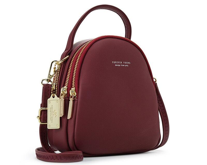 Casual PU Leather Mini Backpack