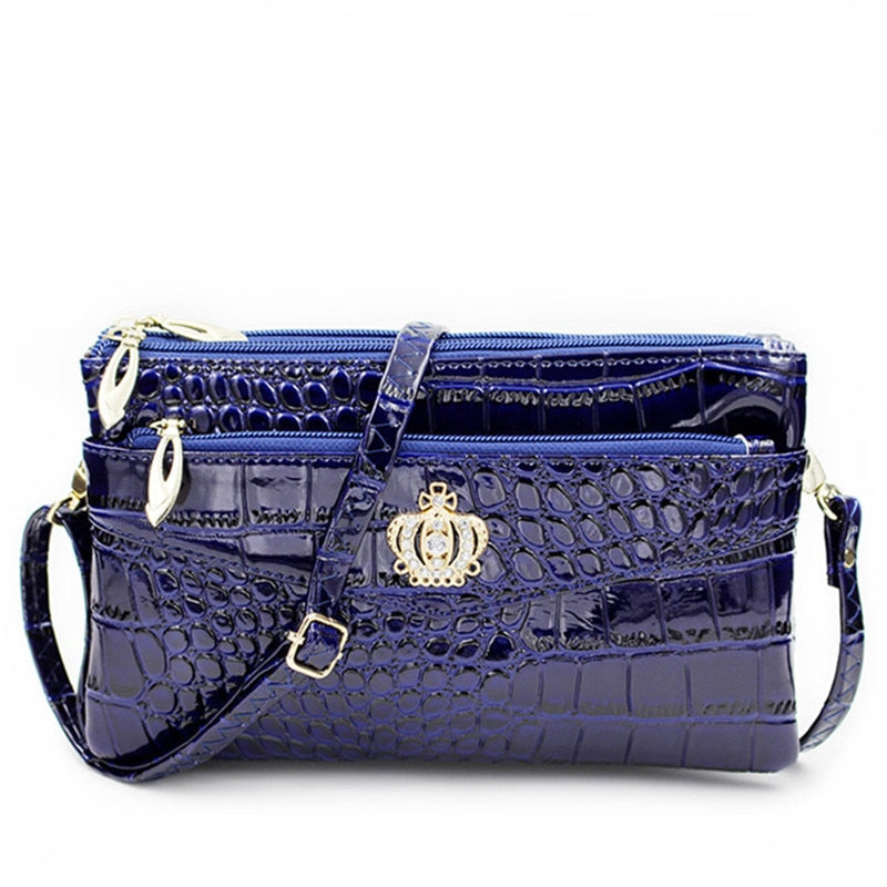 Exquisite Small Patent Leather Clutch Bag