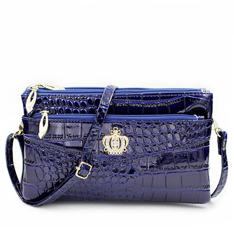 Exquisite Small Patent Leather Clutch Bag