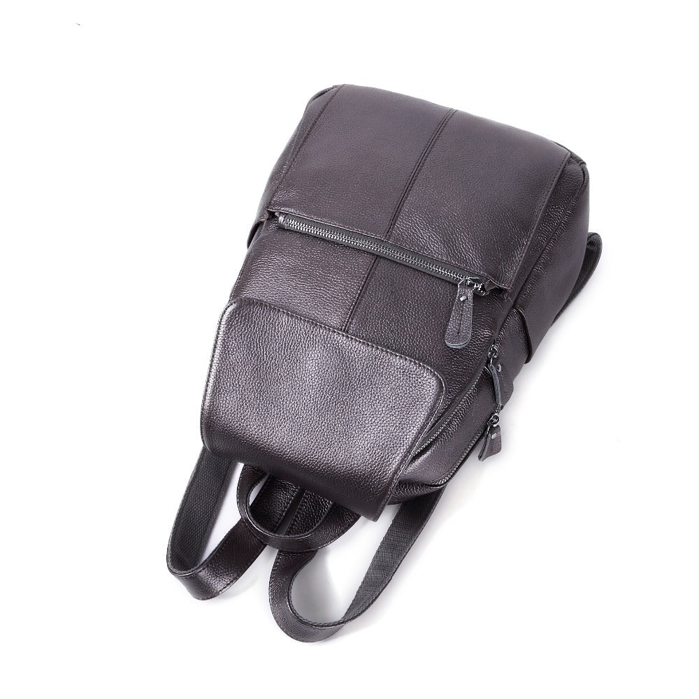 Casual Colorful Genuine Leather Backpack