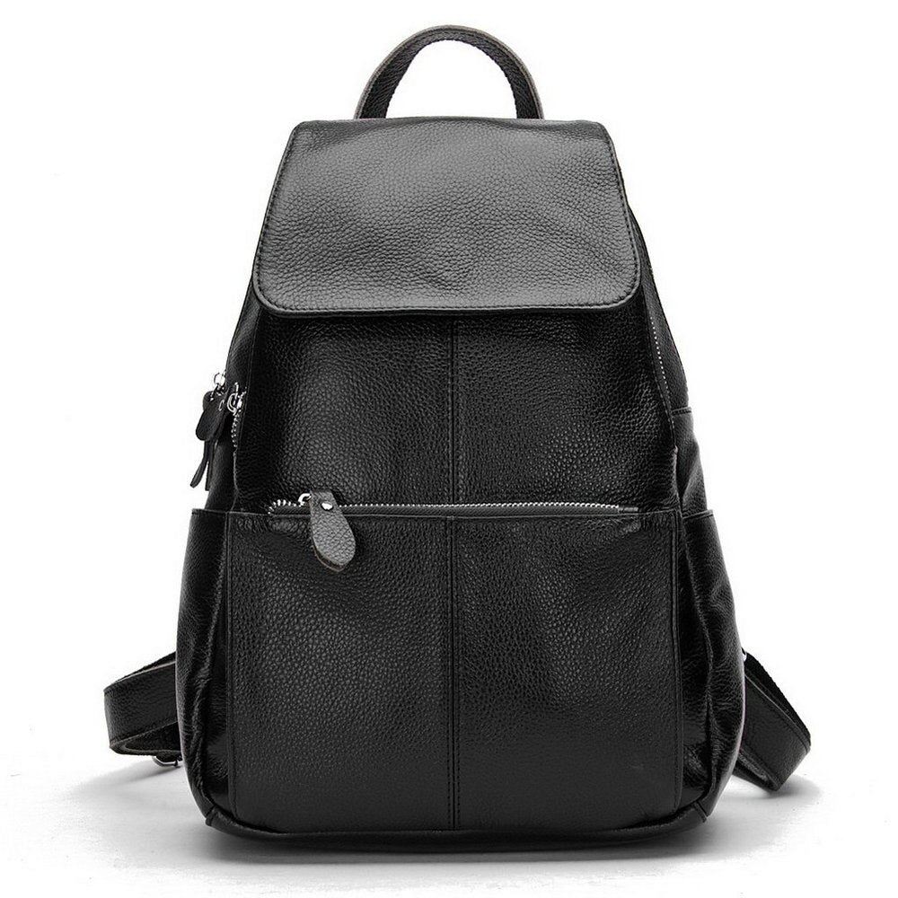 Casual Colorful Genuine Leather Backpack