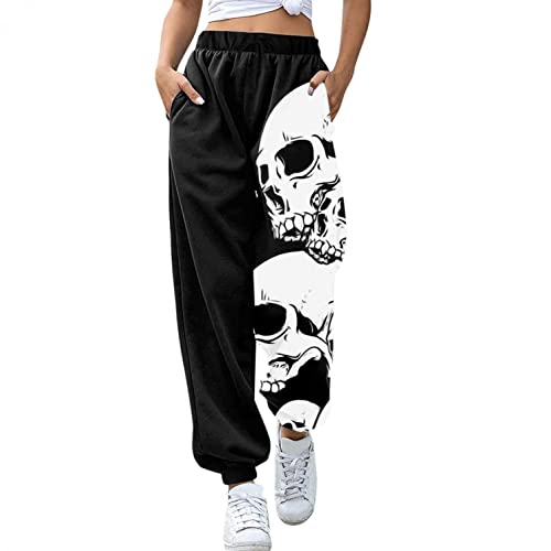 Palazzo Lounge Pants Wide Leg Printed Cropped Bottoms Baggy Trousers Sweatpants