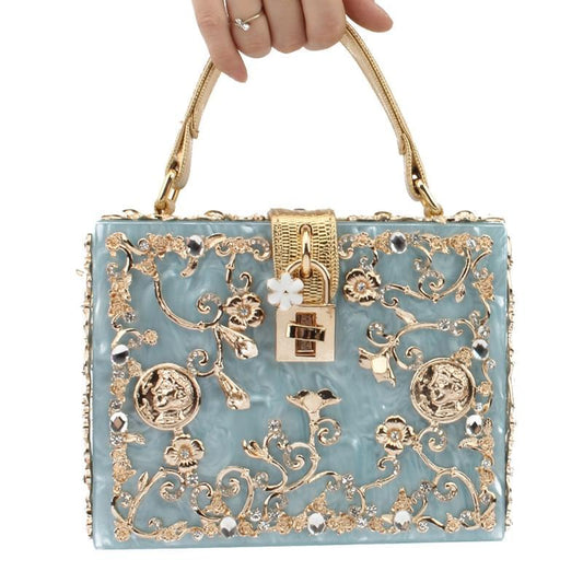 Luxury Floral Patterned Handbag