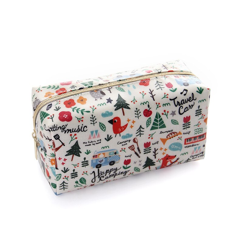 Cartoon Printed Travel Toiletry Bag