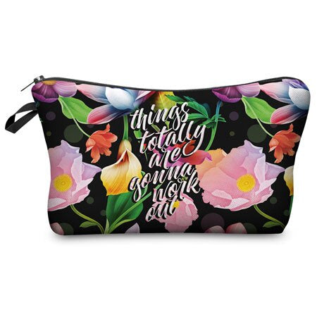Fashion 3D Printed Cosmetic Bags