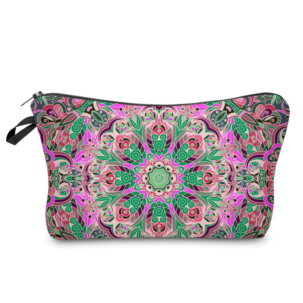 Vintage 3D Printed Cosmetic Bag