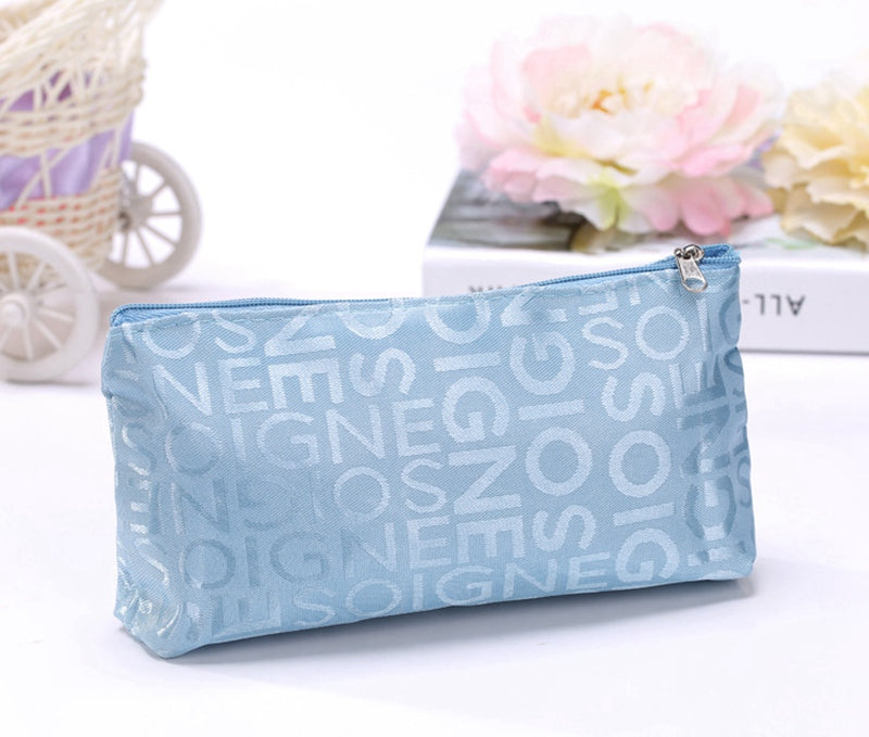 Fashion Letter Design Cosmetic Bags