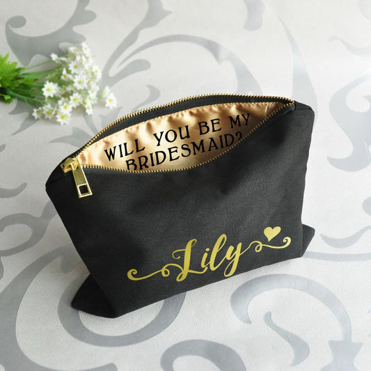 Personalized Makeup Bag for Bachelorette Party