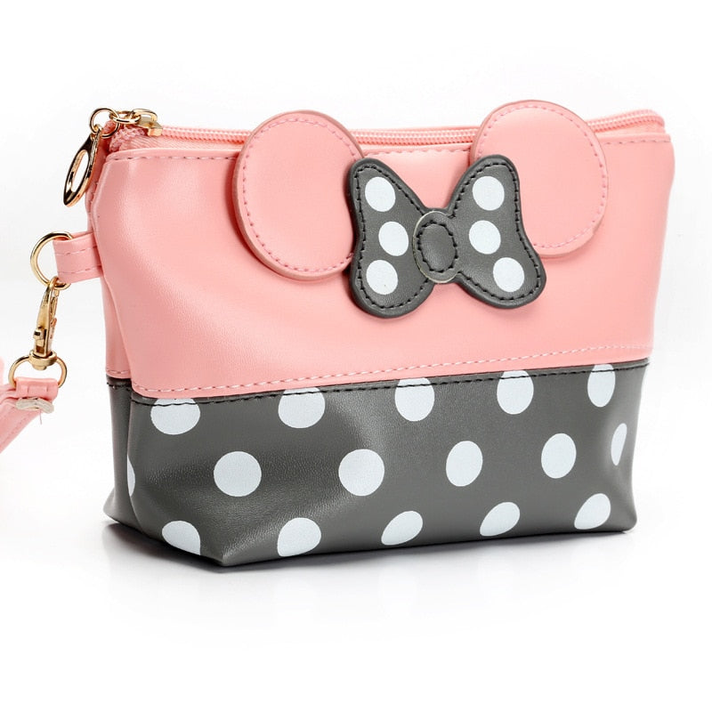 Minnie Mouse Themed Cosmetic Bag