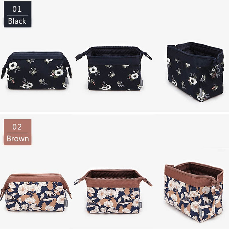 Multifunctional Printed Portable Cosmetic Bag