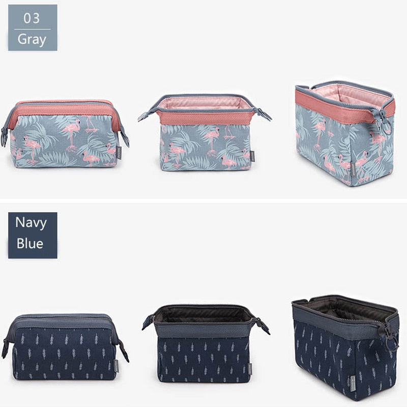 Multifunctional Printed Portable Cosmetic Bag