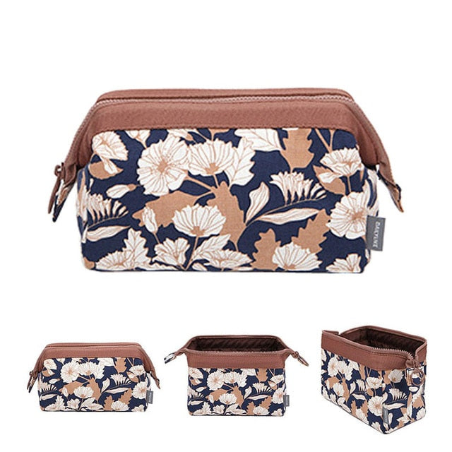 Multifunctional Printed Portable Cosmetic Bag