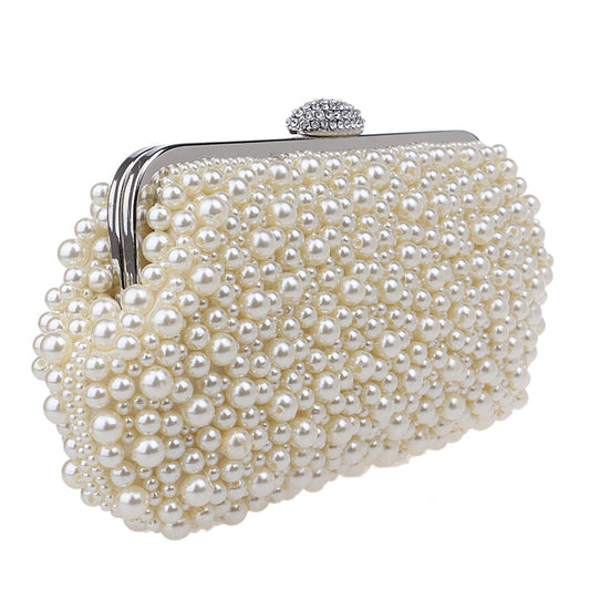 Pearl Beaded Evening Bag