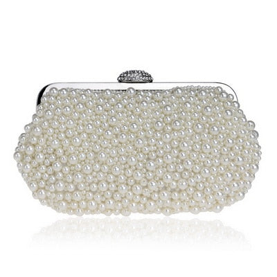 Pearl Beaded Evening Bag