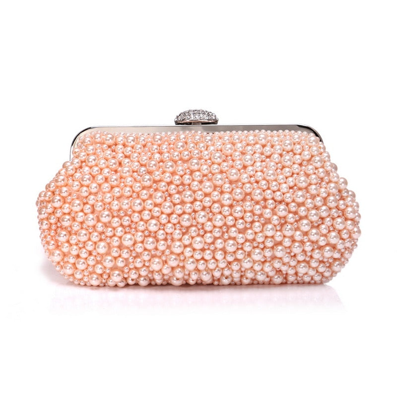 Pearl Beaded Evening Bag
