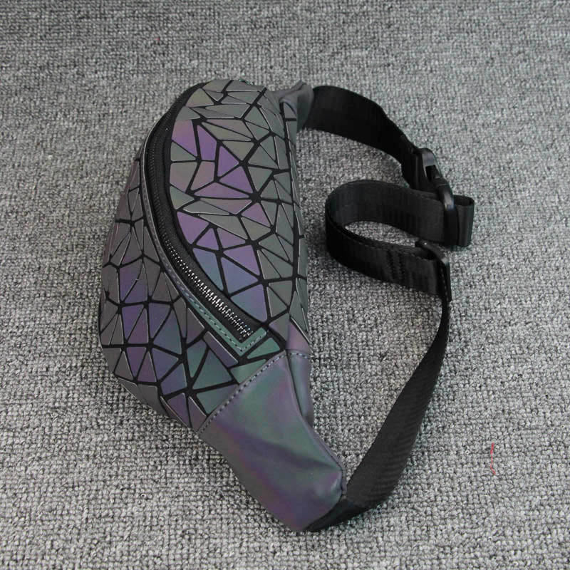 Mosaic Design Holographic Waist Bag