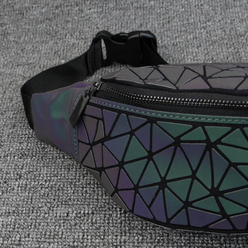 Mosaic Design Holographic Waist Bag
