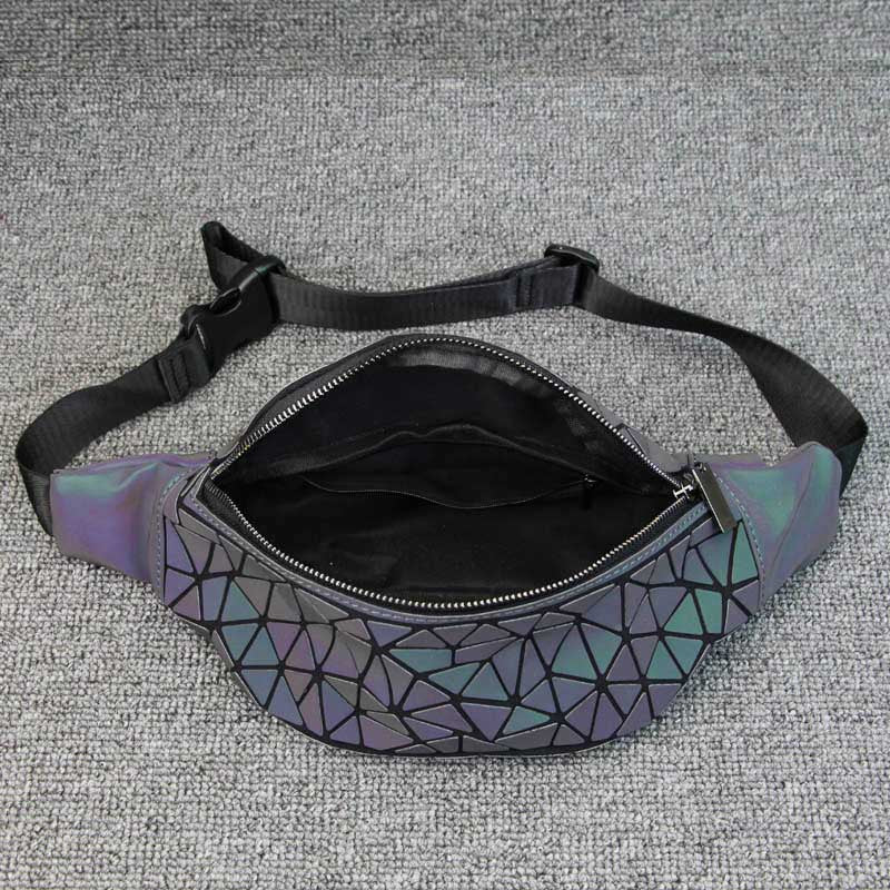 Mosaic Design Holographic Waist Bag