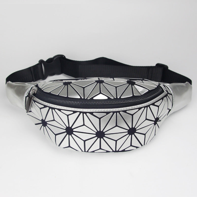 Mosaic Design Holographic Waist Bag