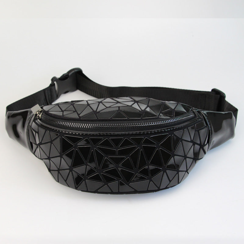 Mosaic Design Holographic Waist Bag