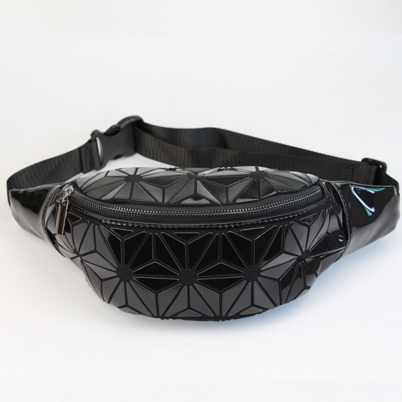Mosaic Design Holographic Waist Bag