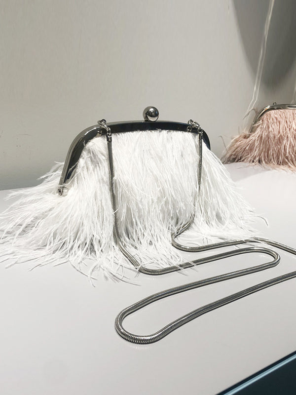 Snake Chain Tasseled Crossbody Bags