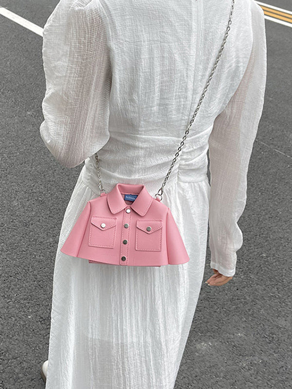 Chains Rivet Jacket-Shaped Split-Joint Crossbody Bags Bags Accessories Bags
