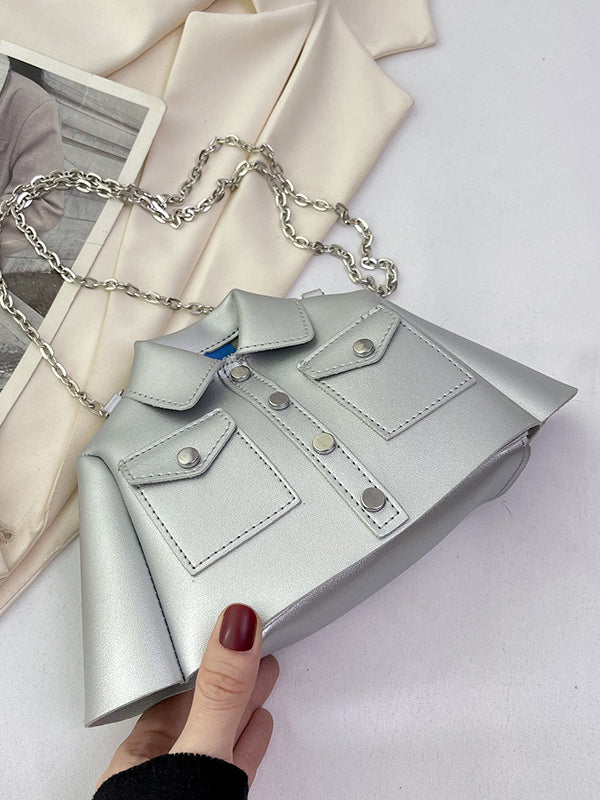 Chains Rivet Jacket-Shaped Split-Joint Crossbody Bags Bags Accessories Bags