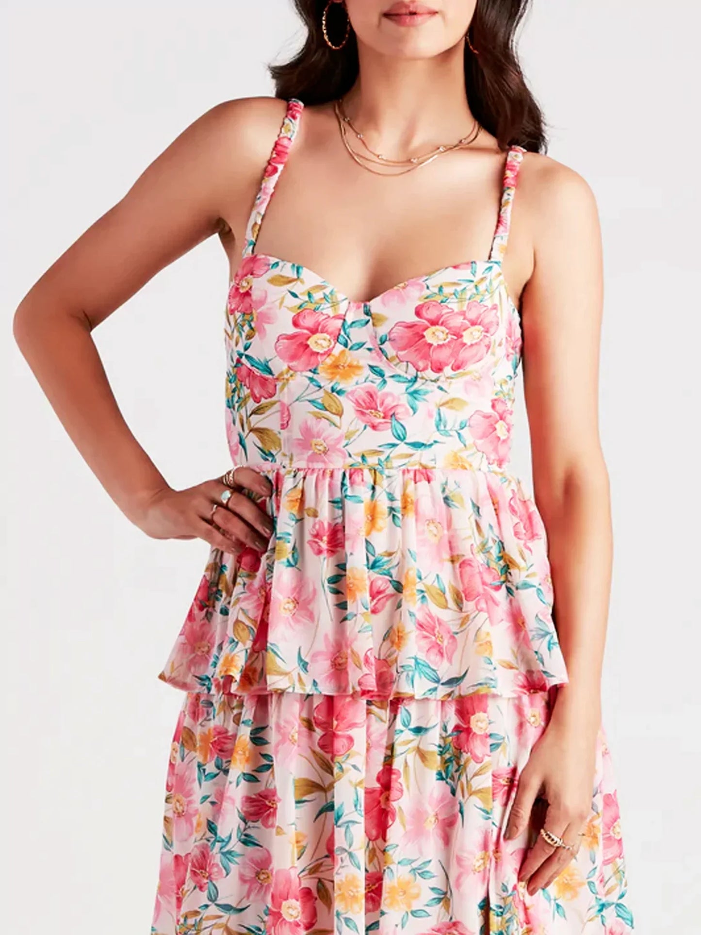 Oversized Ivory Print Shirt Pants Set