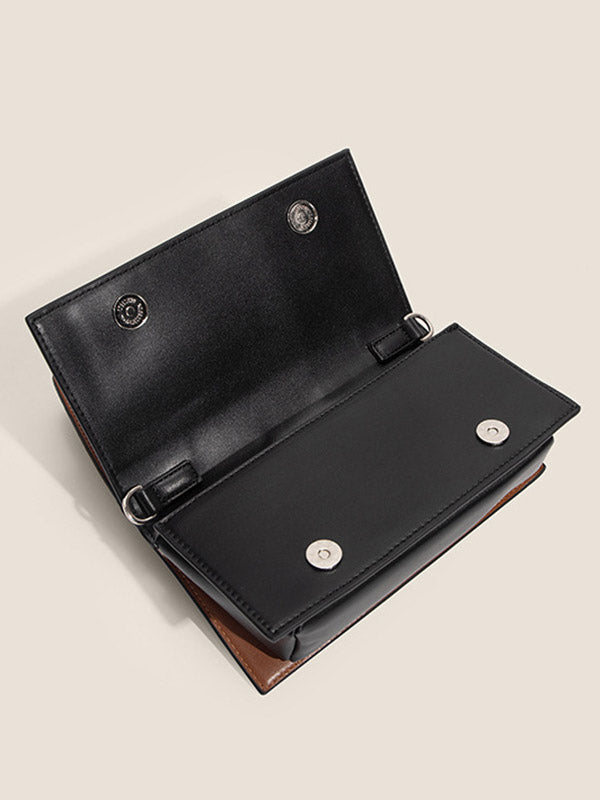 Asymmetric Geometric Split-Joint Handbags Crossbody Bags Bags