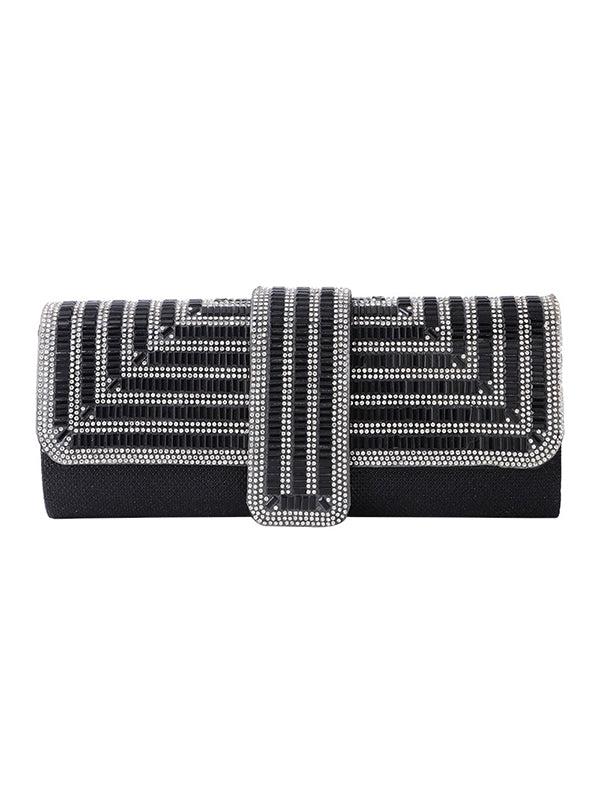 Chains Rhine Stones Handbags Crossbody Bags