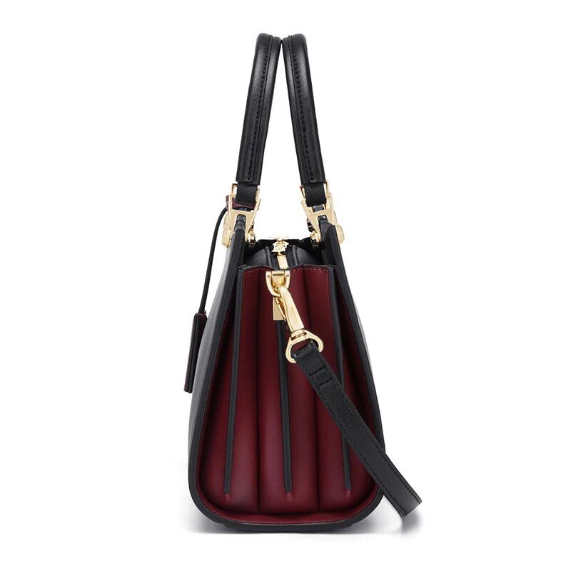 Luxury Leather Shoulder Tote Bag