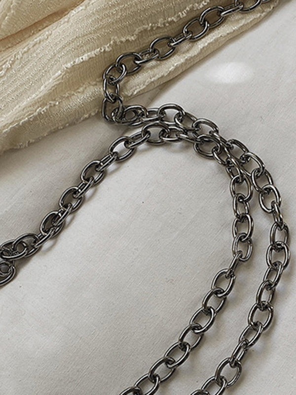 Pleated Split-Joint Zipper Shoulder Bags Handbags Bags Accessories