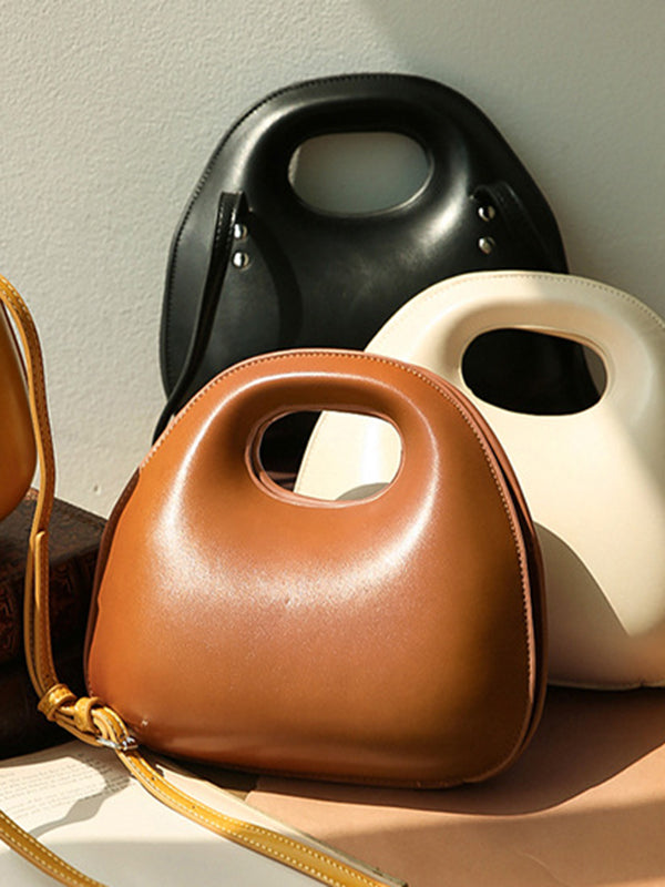 Geometric Hollow Split-Joint Satchels Handbags Crossbody Bags Bags