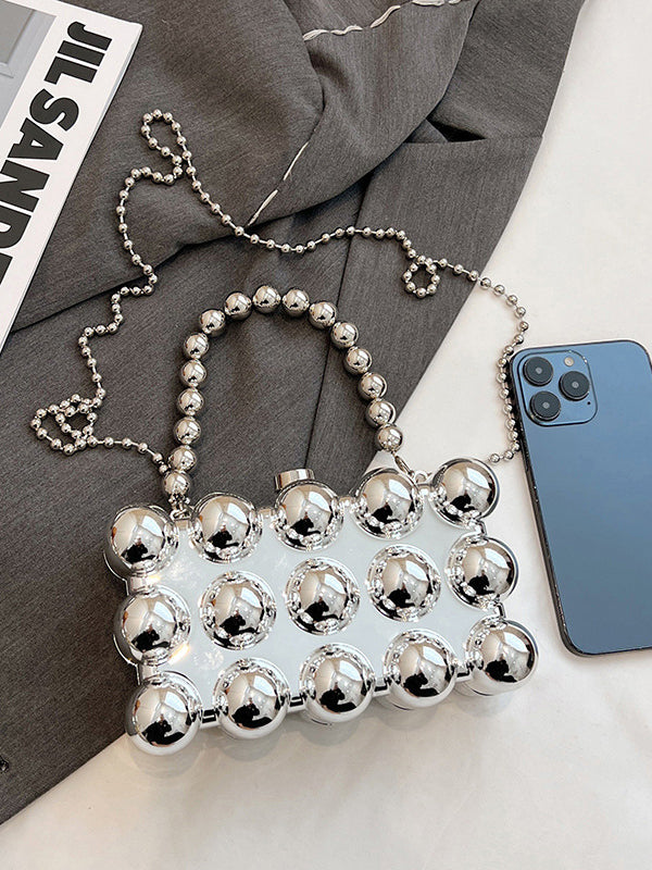 Beaded Geometric Shiny Handbags Crossbody Bags Bags Accessories