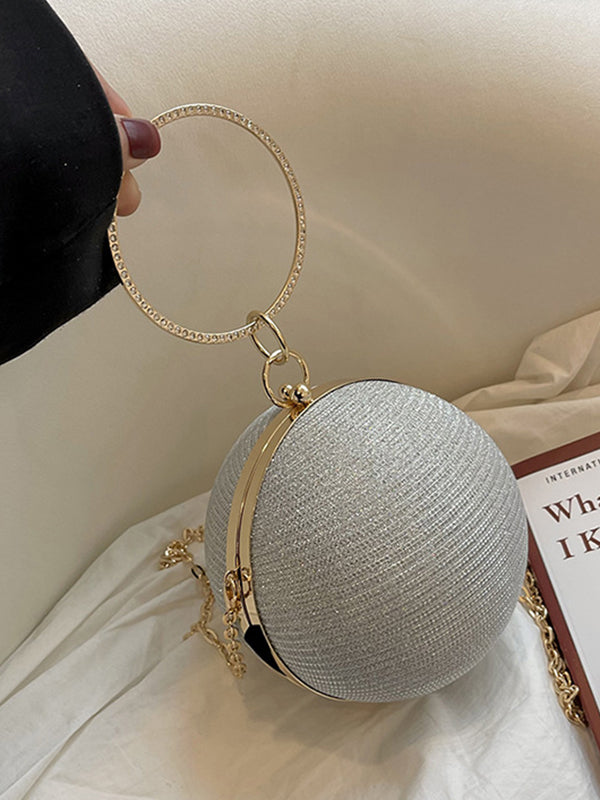 Chains Geometric Shiny Handbags Crossbody Bags Bags