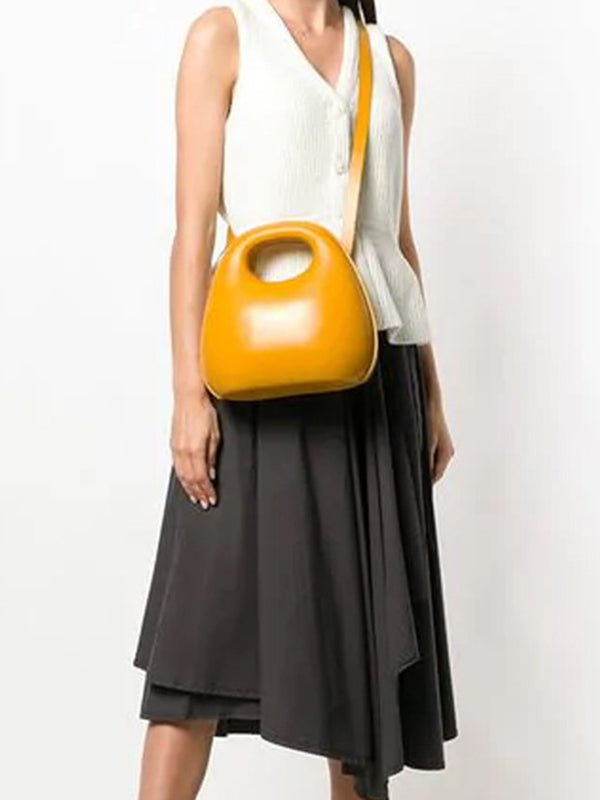 Geometric Hollow Split-Joint Satchels Handbags Crossbody Bags Bags