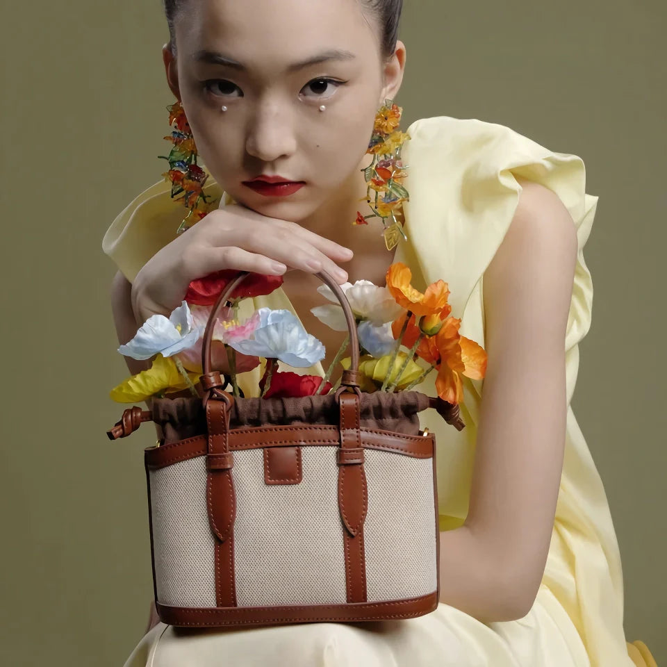 Luxurious Genuine Leather Messenger Shoulder Bag