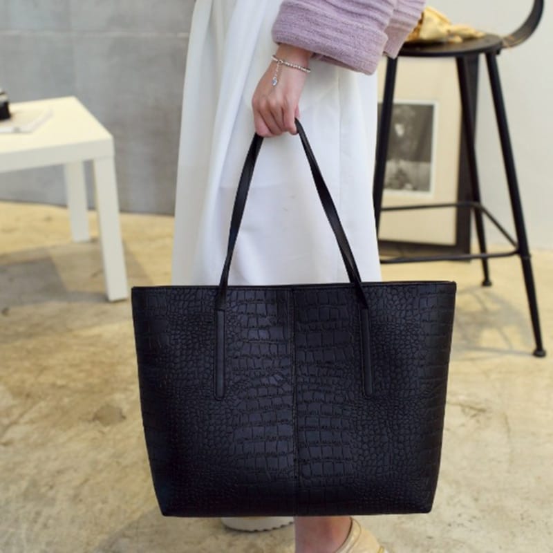 Alligator Leather Shoulder Bag