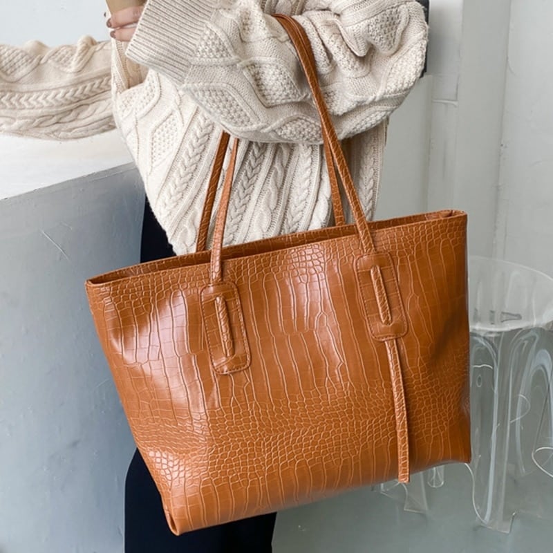 Alligator Leather Shoulder Bag