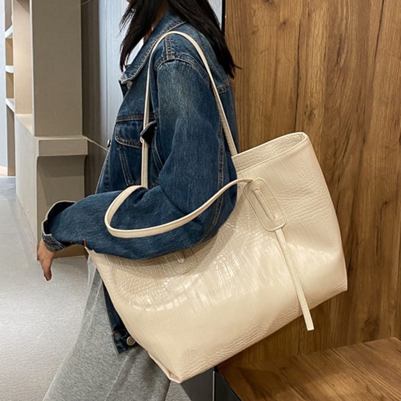 Alligator Leather Shoulder Bag