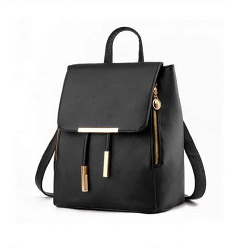 Candy Color PU Leather Backpack