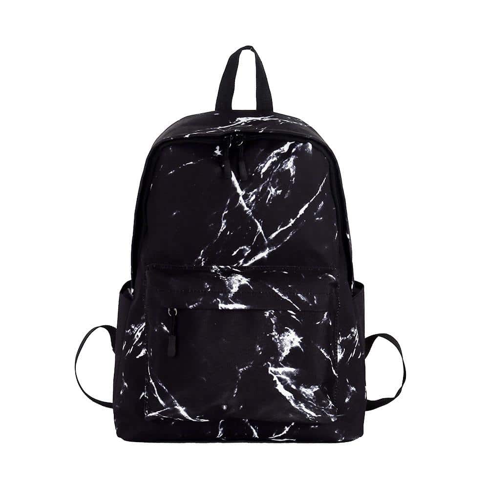 Marble Print Travel Backpack