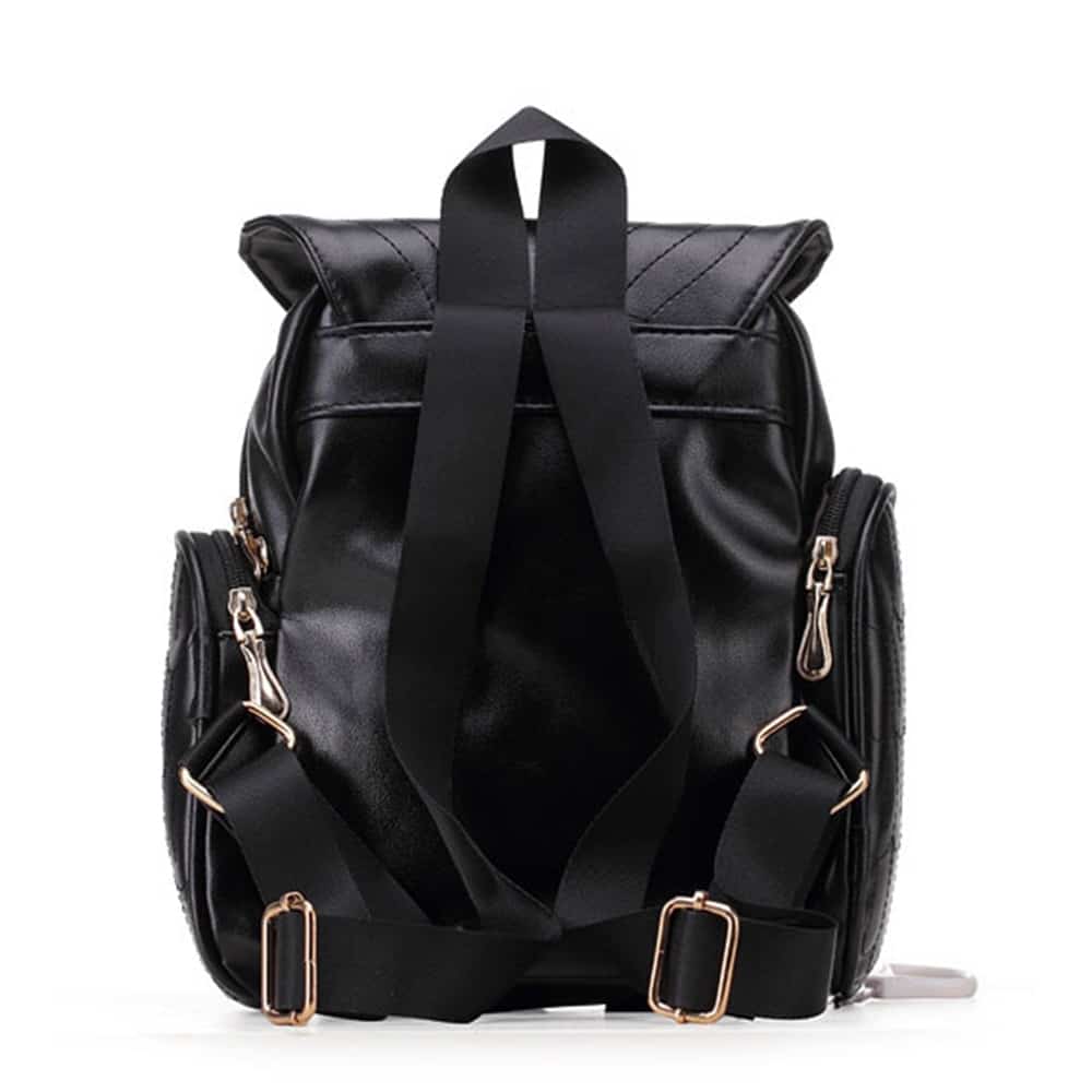 Fashion Owl Printed PU Leather Backpack